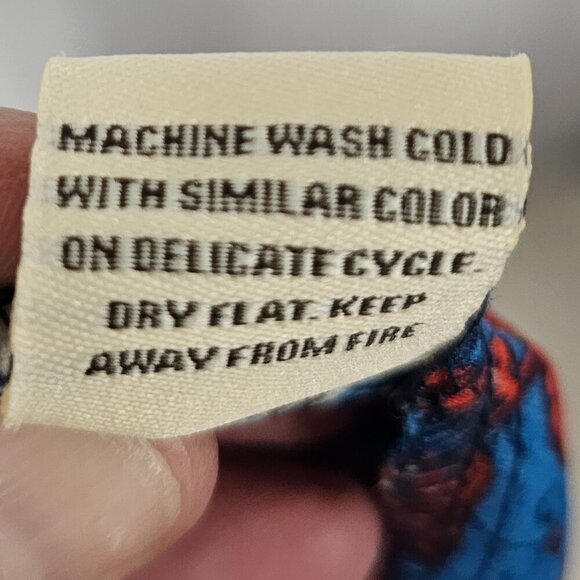 Blue Red Sleeveless Floral Maxi Dress Boho Festival Hippie XS - Picture 10 of 11